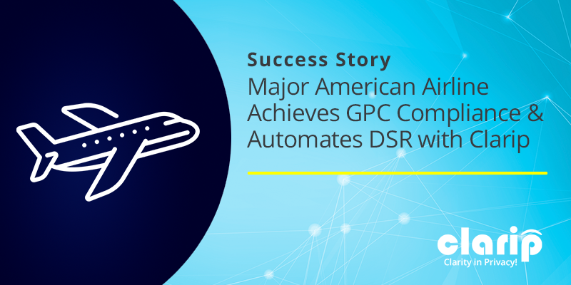 Blog card about airline utilizing Do Not Sell GPC and Automated DSR